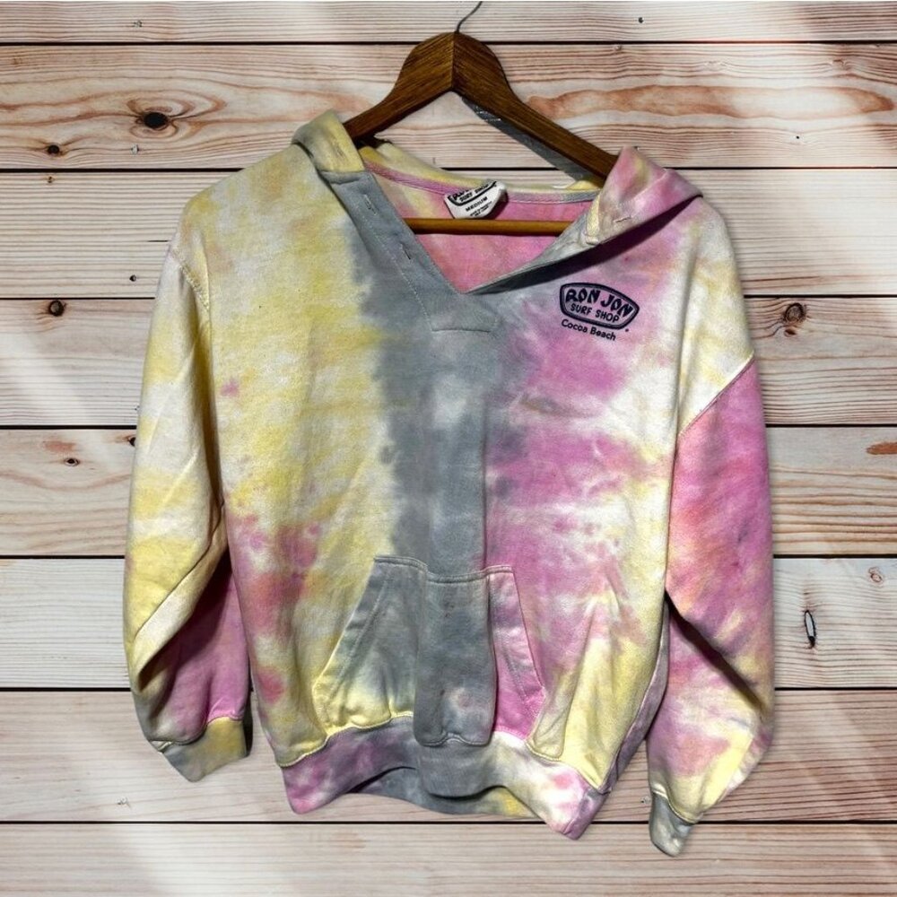 Tie-Dye Ron Jon Hoodie Size Medium